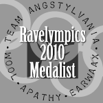 Ravelympics Medalist 2010, Team Angstylvania, Wool, Apathy, Earwax